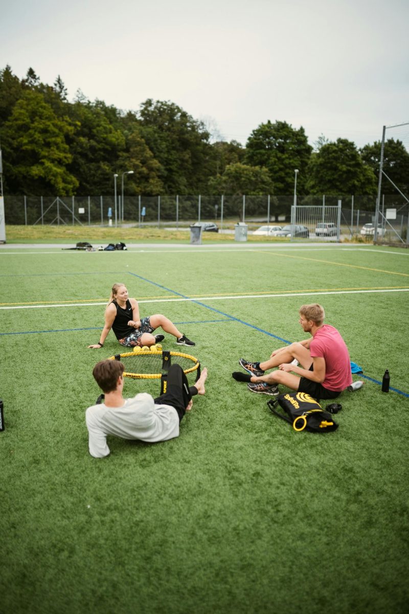 No matter the intensity, even when you are sitting around the net, Spikeball is an amazing way to bond. (Photo Credit: Spikeball / Unsplash)
