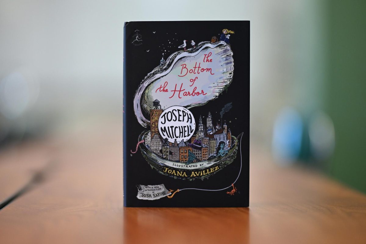 Pictured is the Modern Library’s reissue of Joseph Mitchell’s 'The Bottom of the Harbor,' published on May 12th, 2026. It features a new introduction by the acclaimed filmmaker Josh Safdie and illustrations throughout the text by Joana Avillez, an illustrator based in New York City.